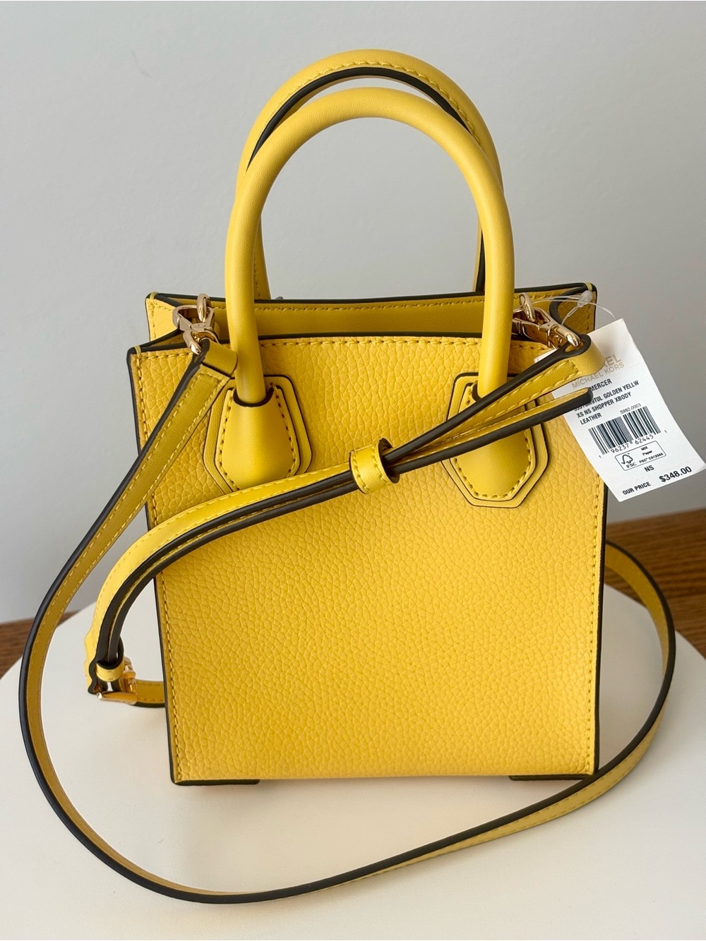 MICHAEL KORS MERCER XS SHOPPER/CROSSBODY - GOLDEN YELLOW - Picture 3 of 4